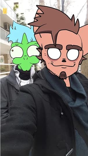 Stroofy y Elver en la calle